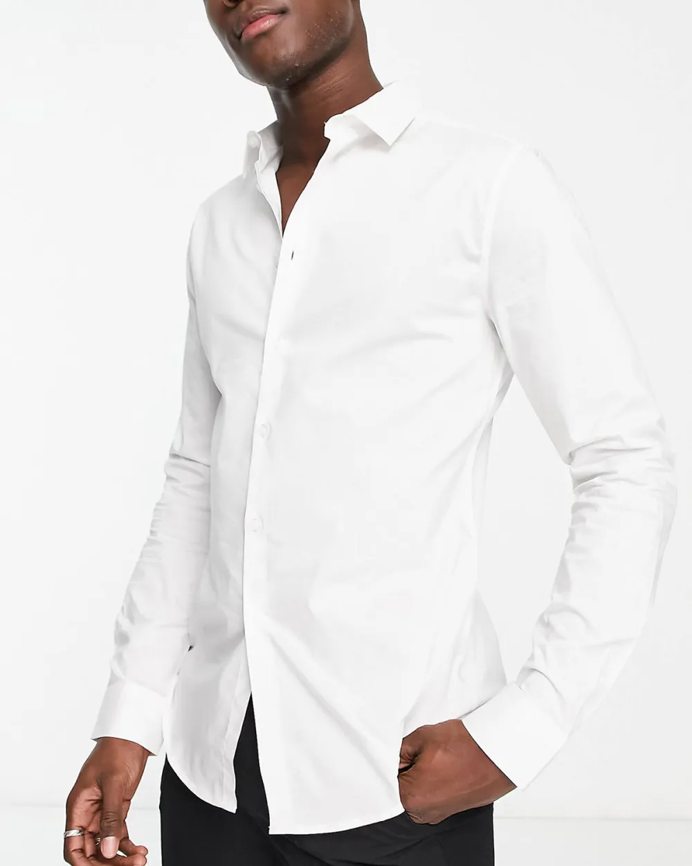 Stretch Slim Fit Work Shirt