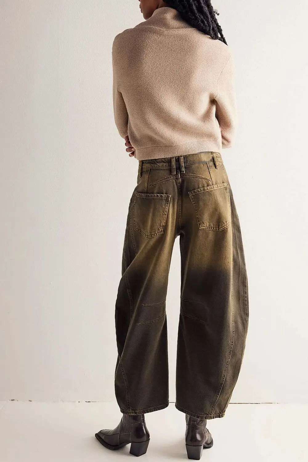Balloon Leg Relaxed Jeans