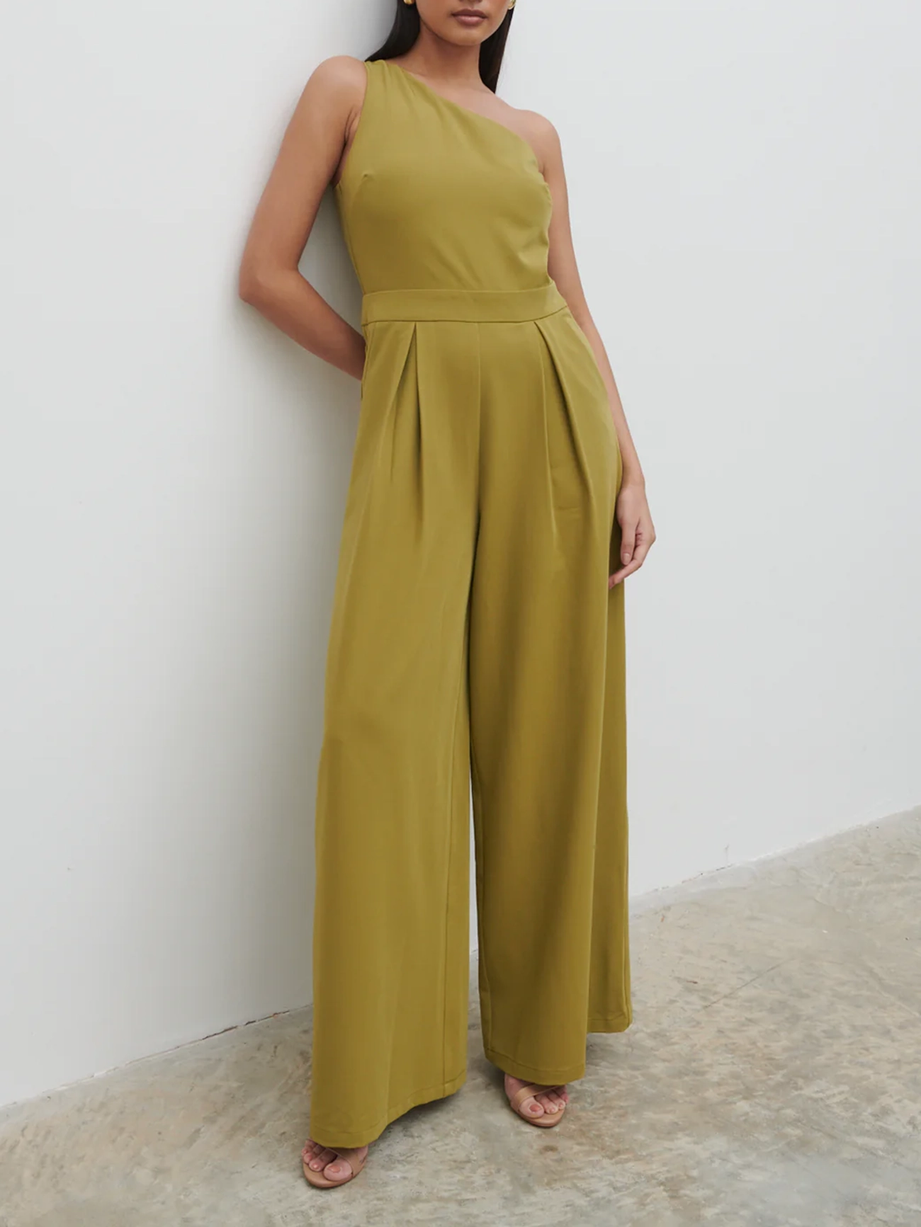 One Shoulder Jumpsuit