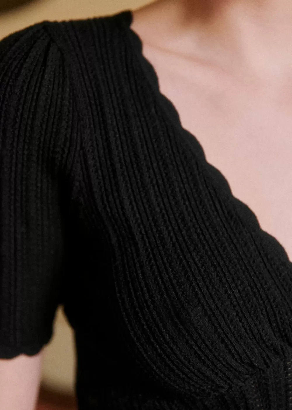 Casual Style Short Sleeve Knitwear