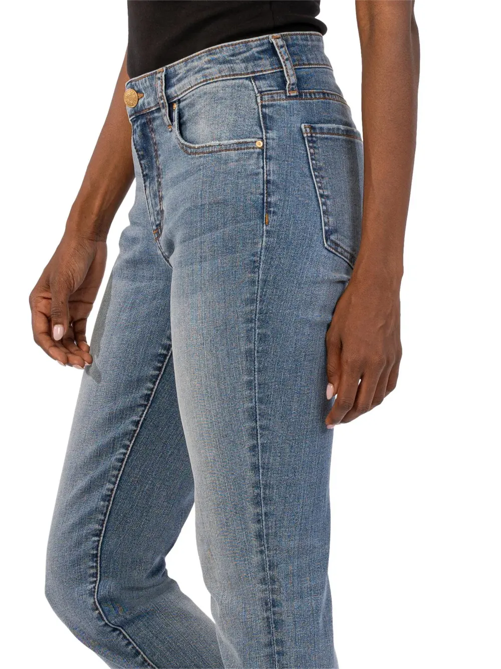 Mid Rise Boyfriend Jeans