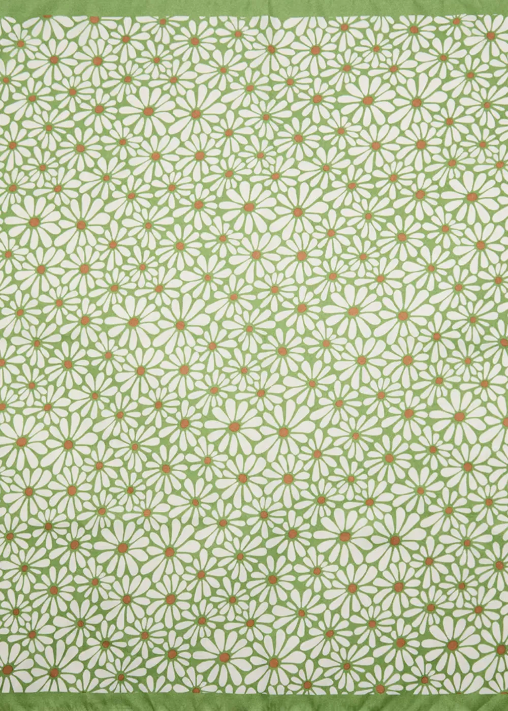 Casual Style Green Flower Scarf