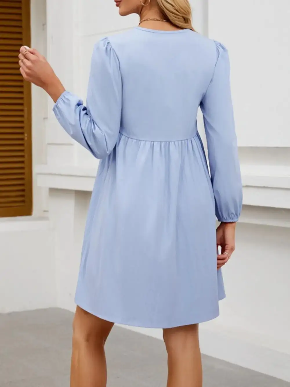 Easy Tie Detail Mini Dress