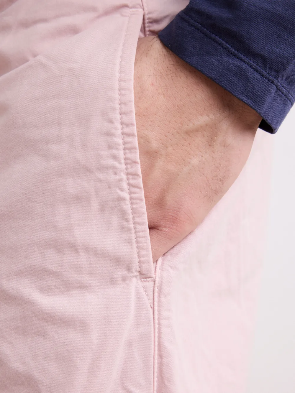 Casual Style Men's Faded Pink Shorts