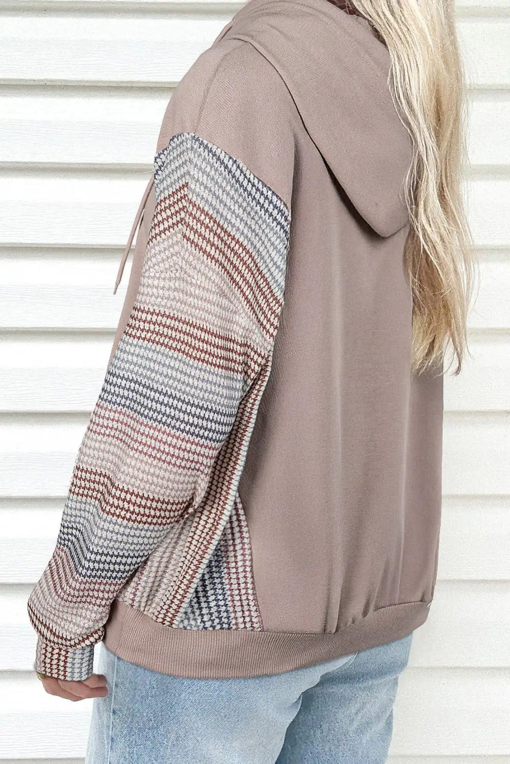Relaxed Patchwork Hoodie