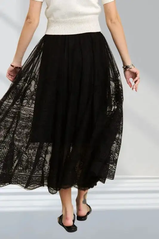 Lace Adora Maxi Skirt