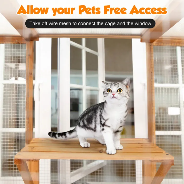 Cabane Enclosure Catio Outdoor Cat Cage