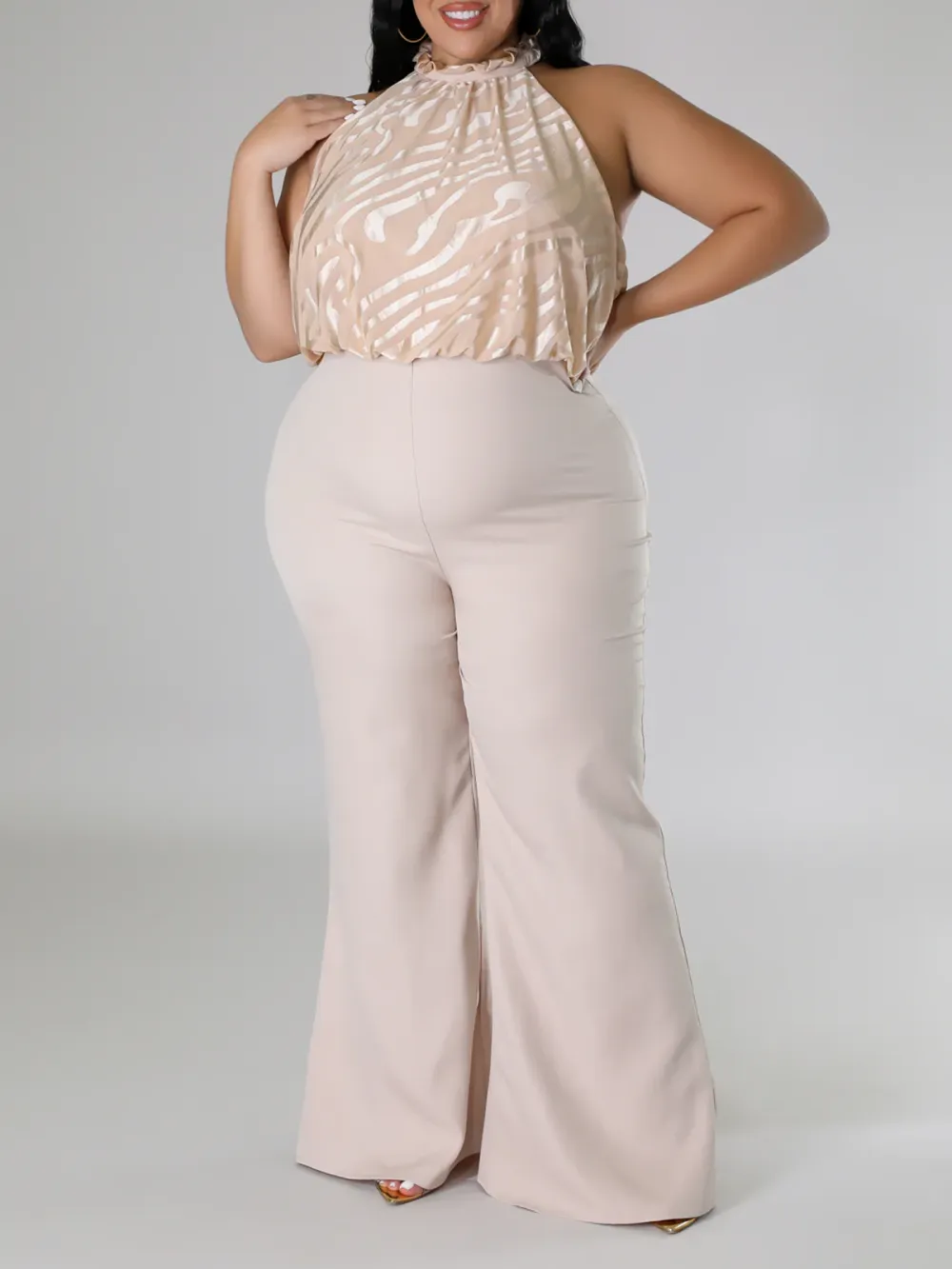 Plus-Size Fashion Pantsuit For Women