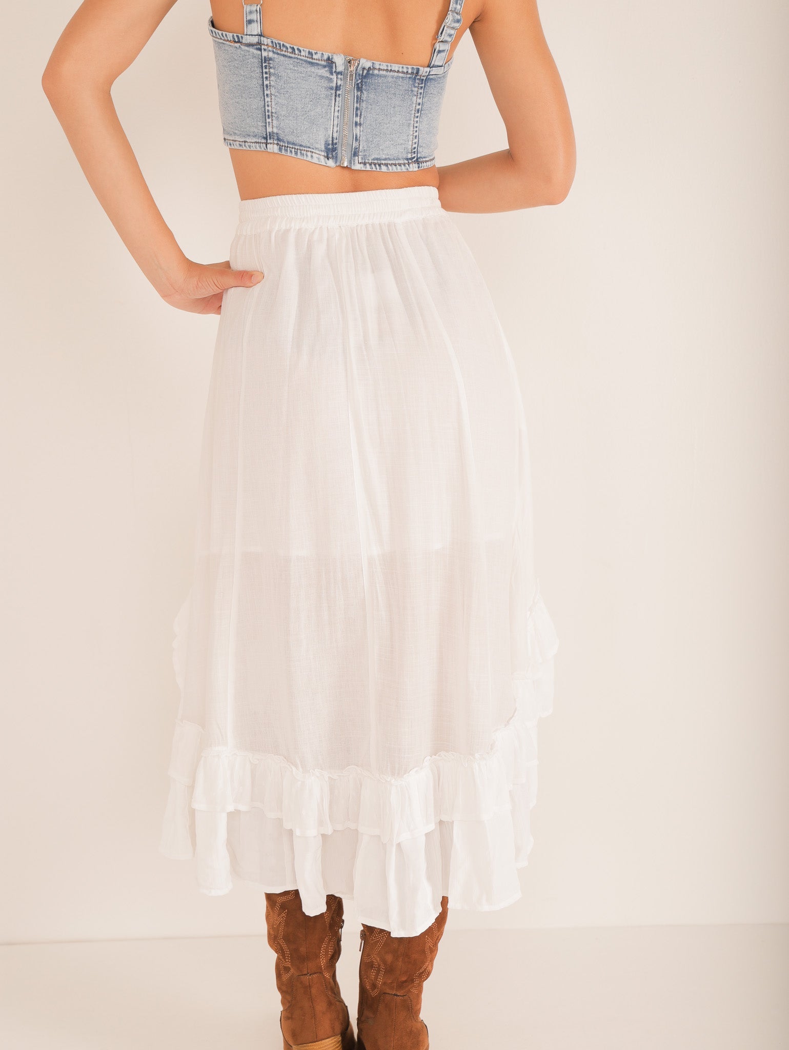 Zinnia Ruffle Skirt