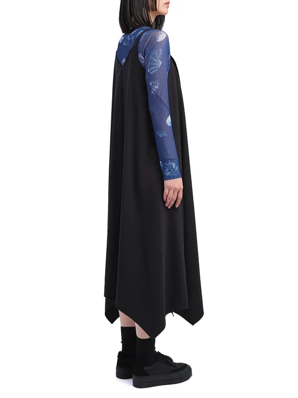 Black Vest - Style Asymmetric Dress