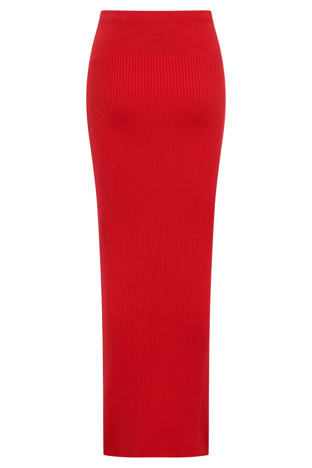 Ribbed Knit Maxi Skirt