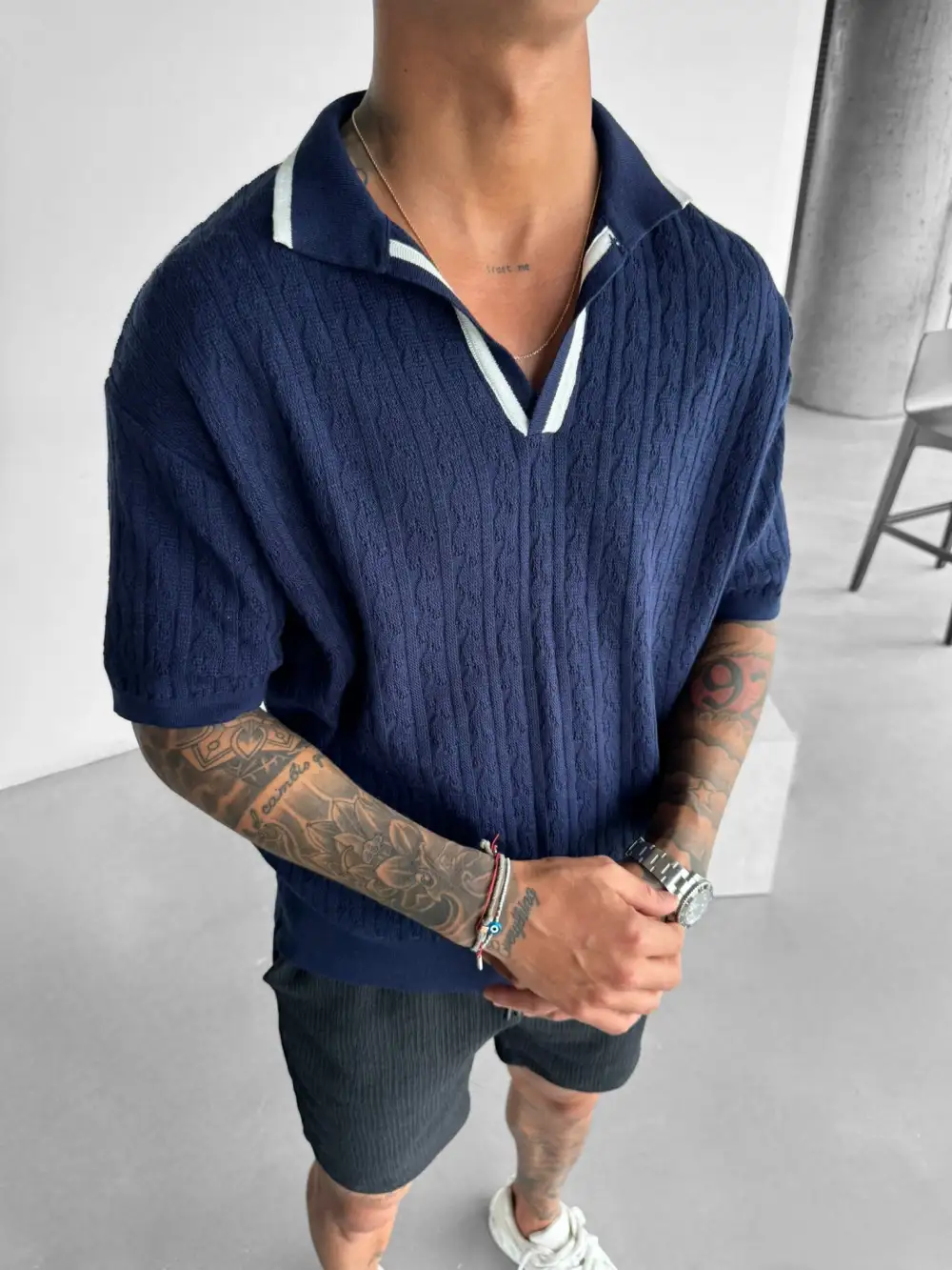 Modern Relaxed Polo Collar T-Shirt
