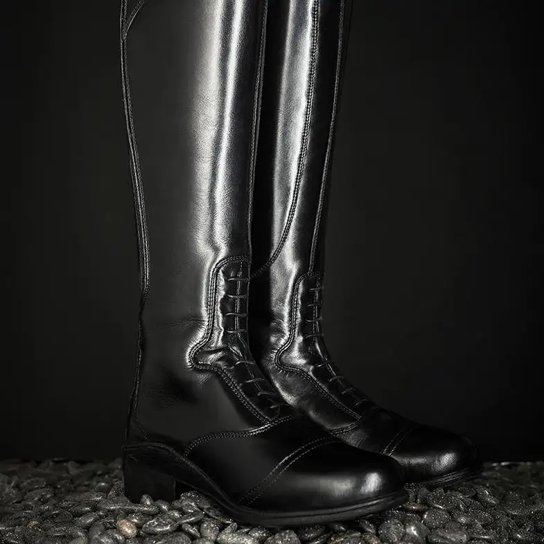 Classic Leather Tall Riding Boots
