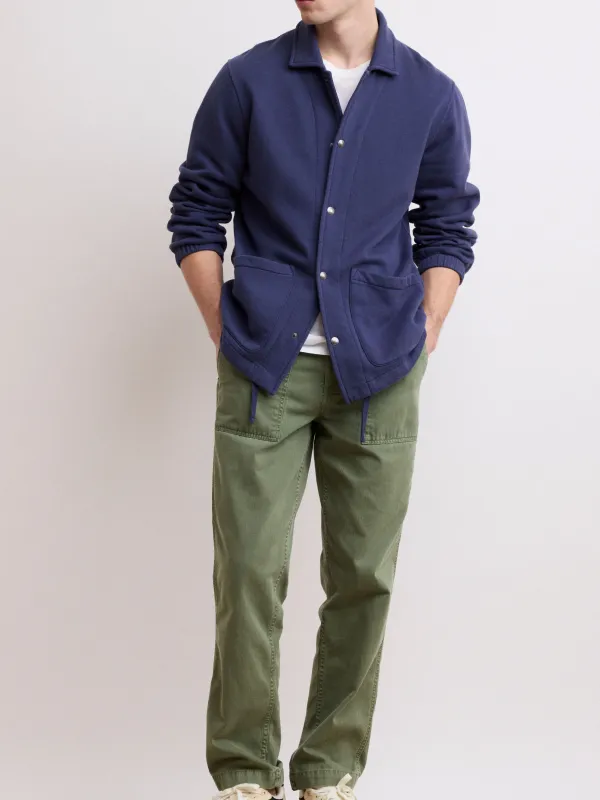 Casual Style Men's Deep Blue Jacket