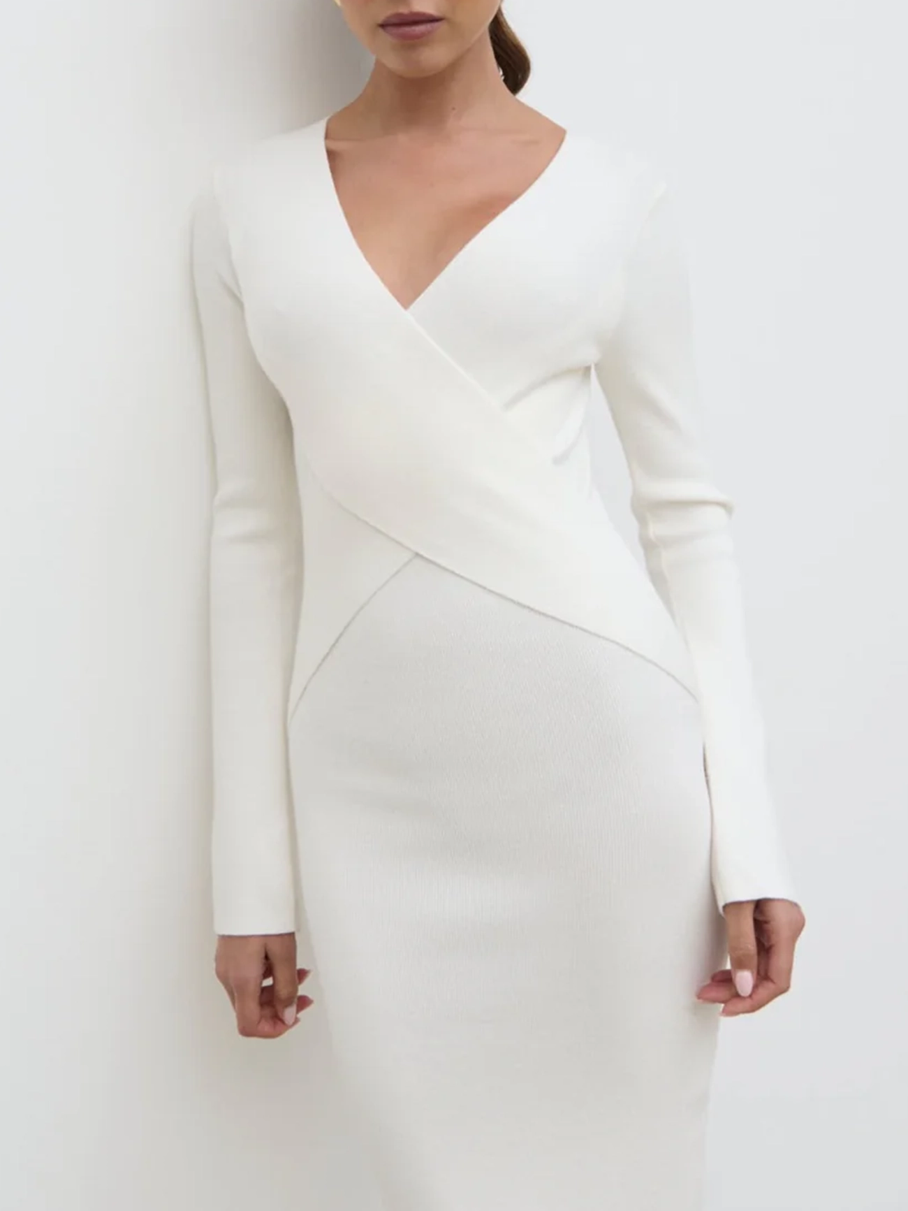 Wrap Midi Dress