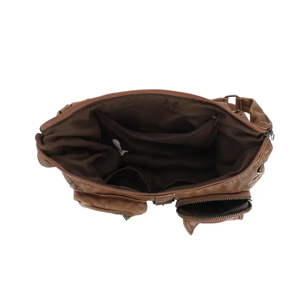 Distressed Washed Hobo Bag