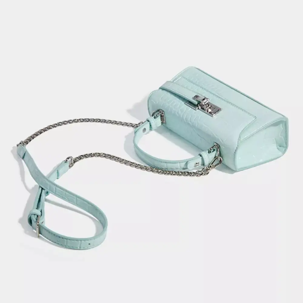 Crocodile Embossed Crossbody Bag