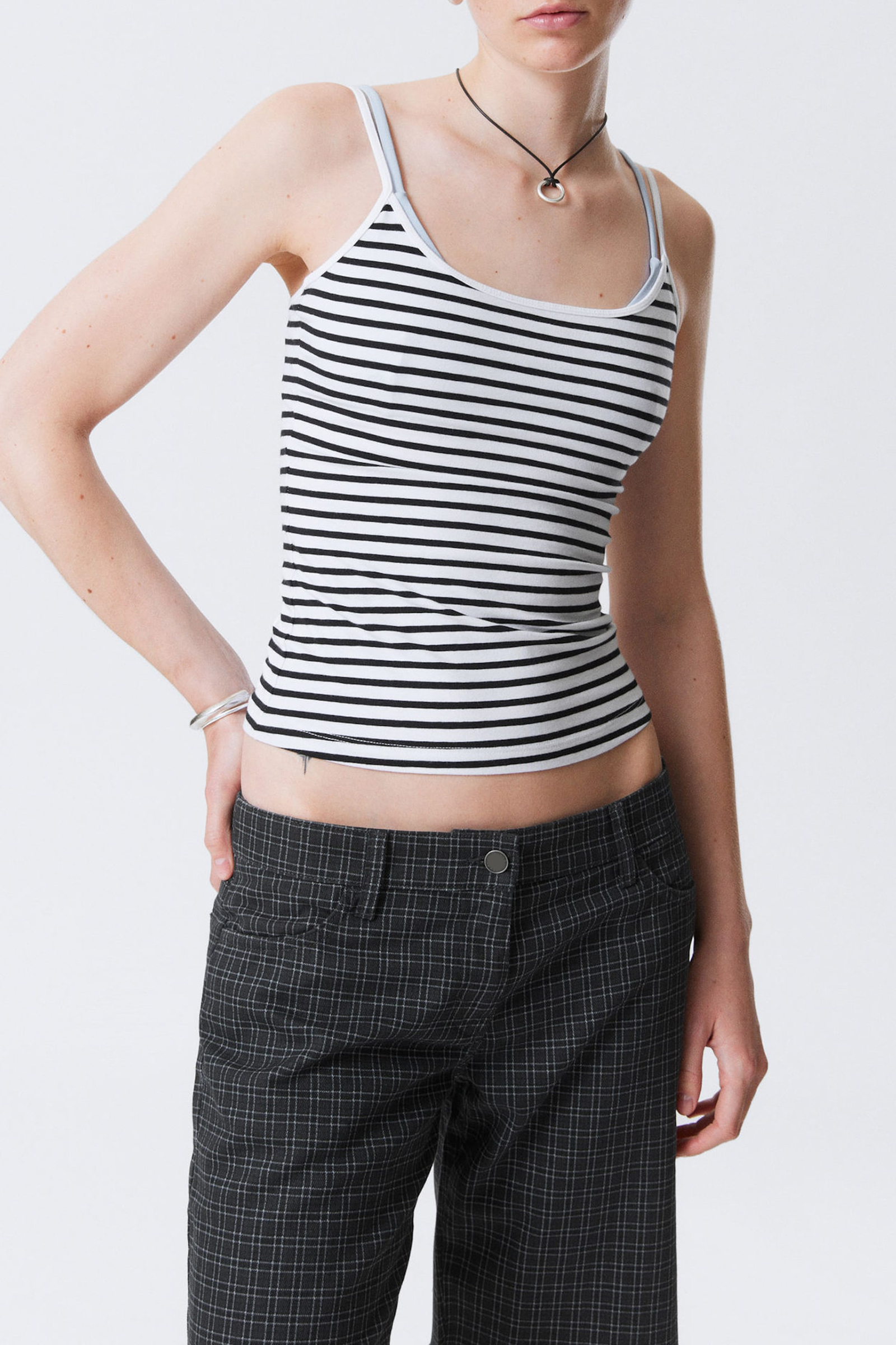 Scoop Neck Spaghetti Strap Top