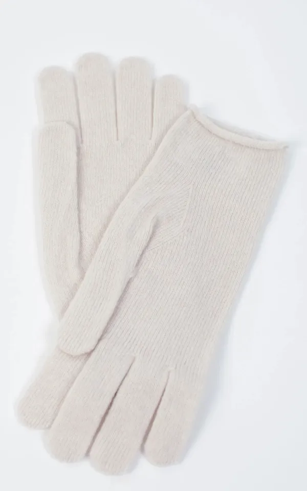 Small Solid Color Delicate Cashmere Gloves