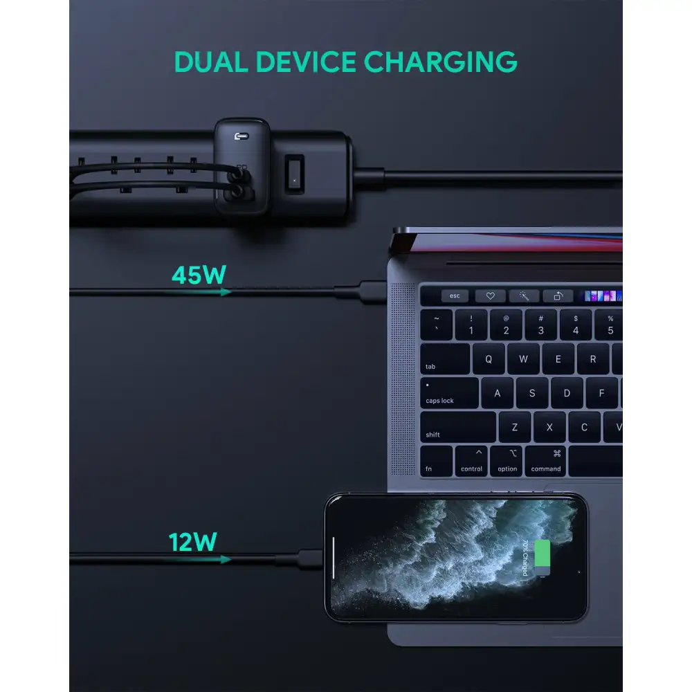 AUKEY PA-B3 Omnia 65W Fast USB C Charger