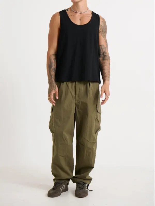 Simple And Soft Versatile Black Tank Tops