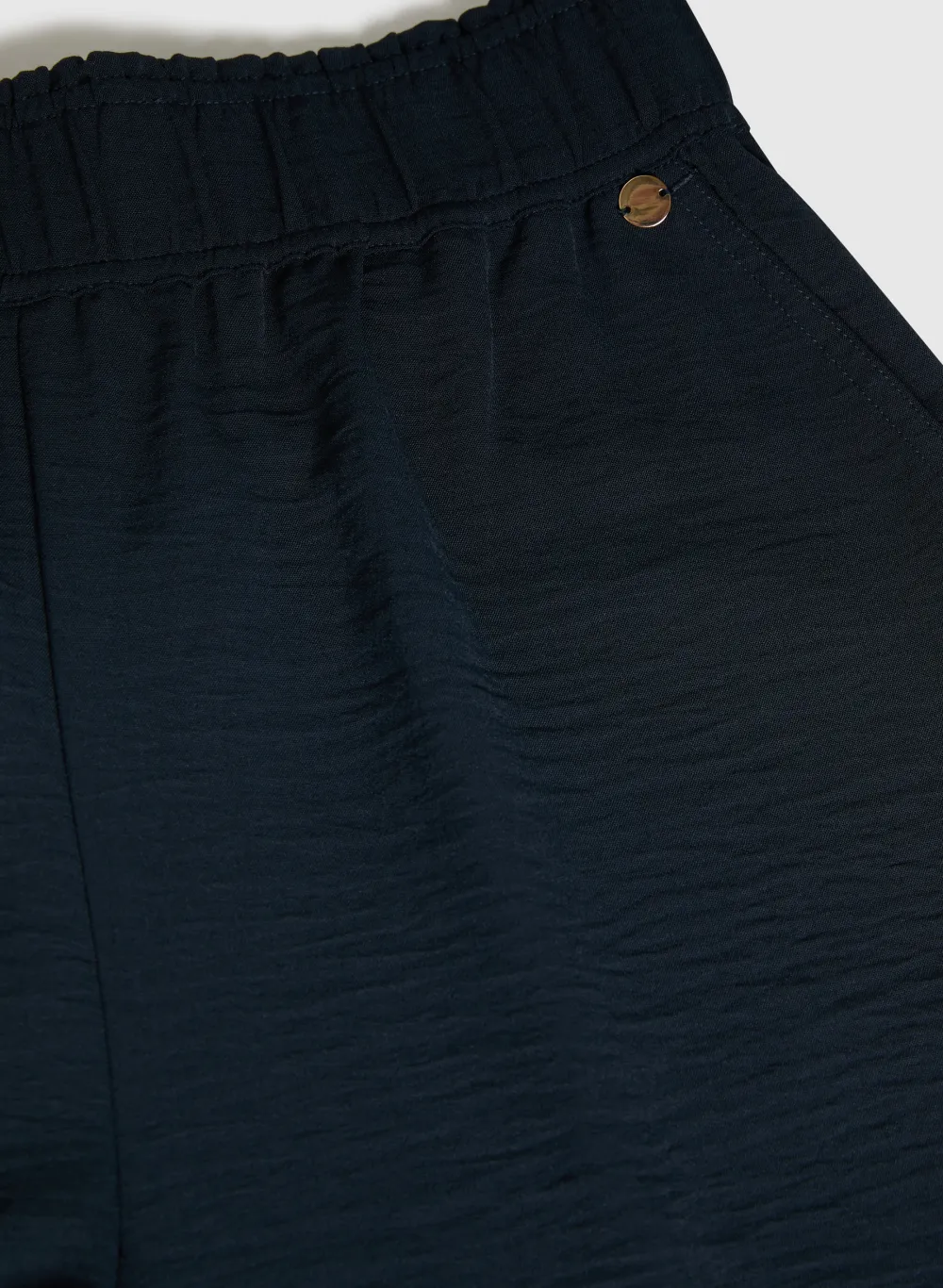 Pleated Casual Wide-Leg Pants