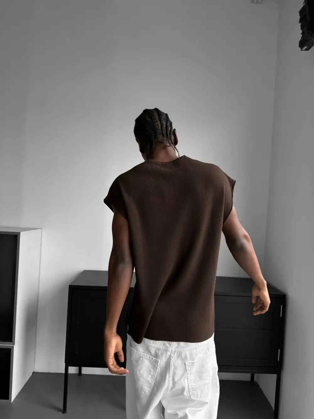 Athletic Relaxed Knit Tank Top