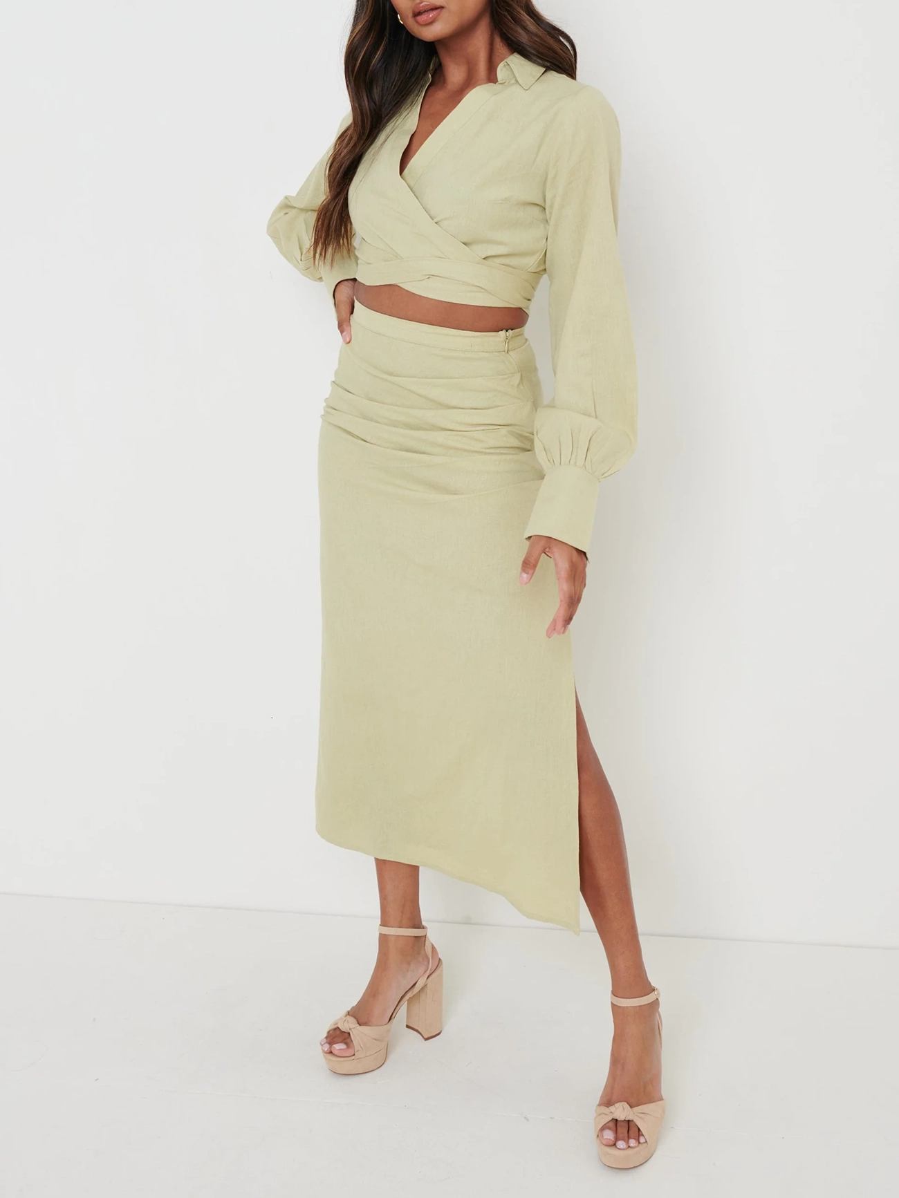 Ruched Skirt