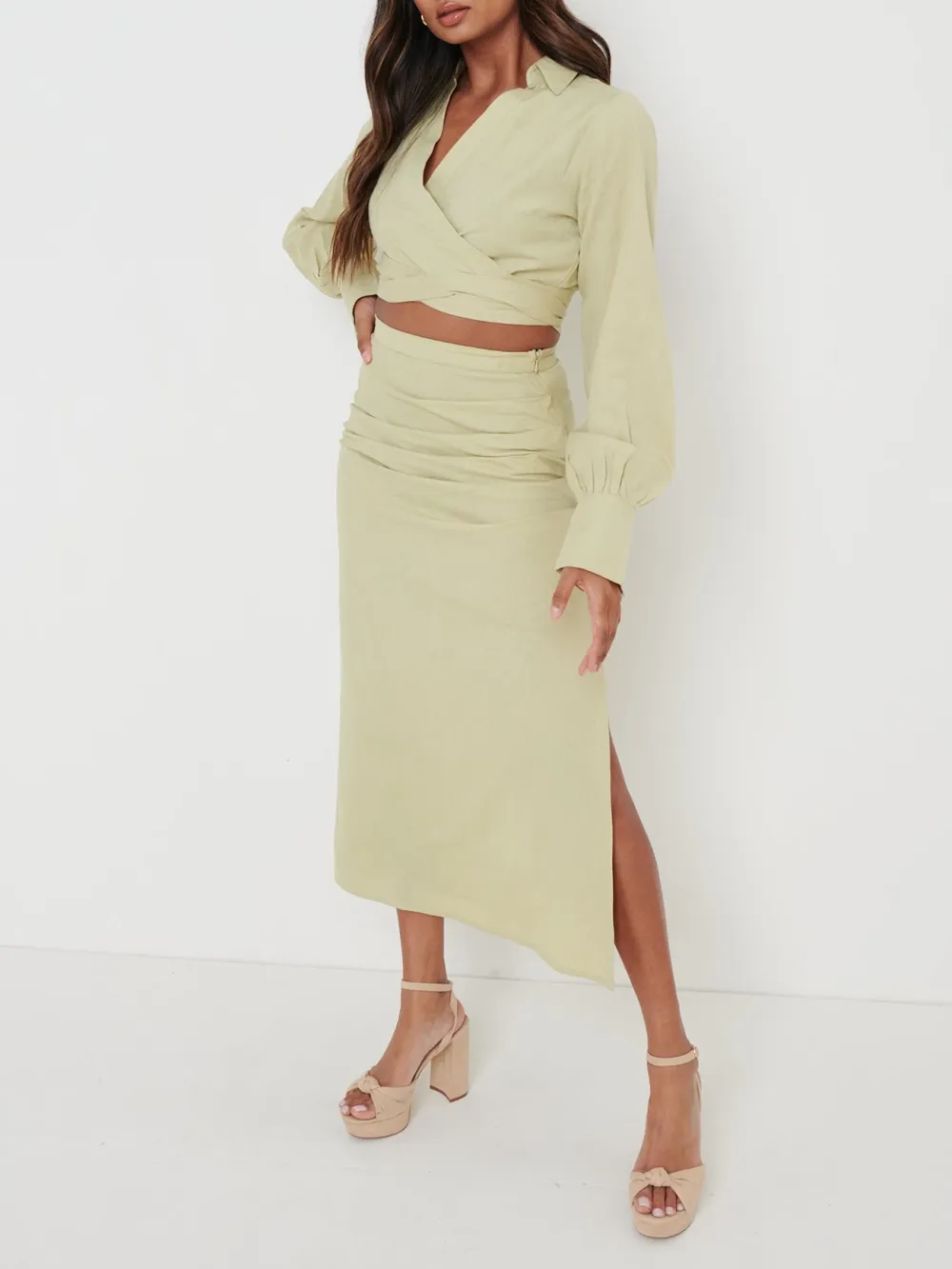Ruched Skirt