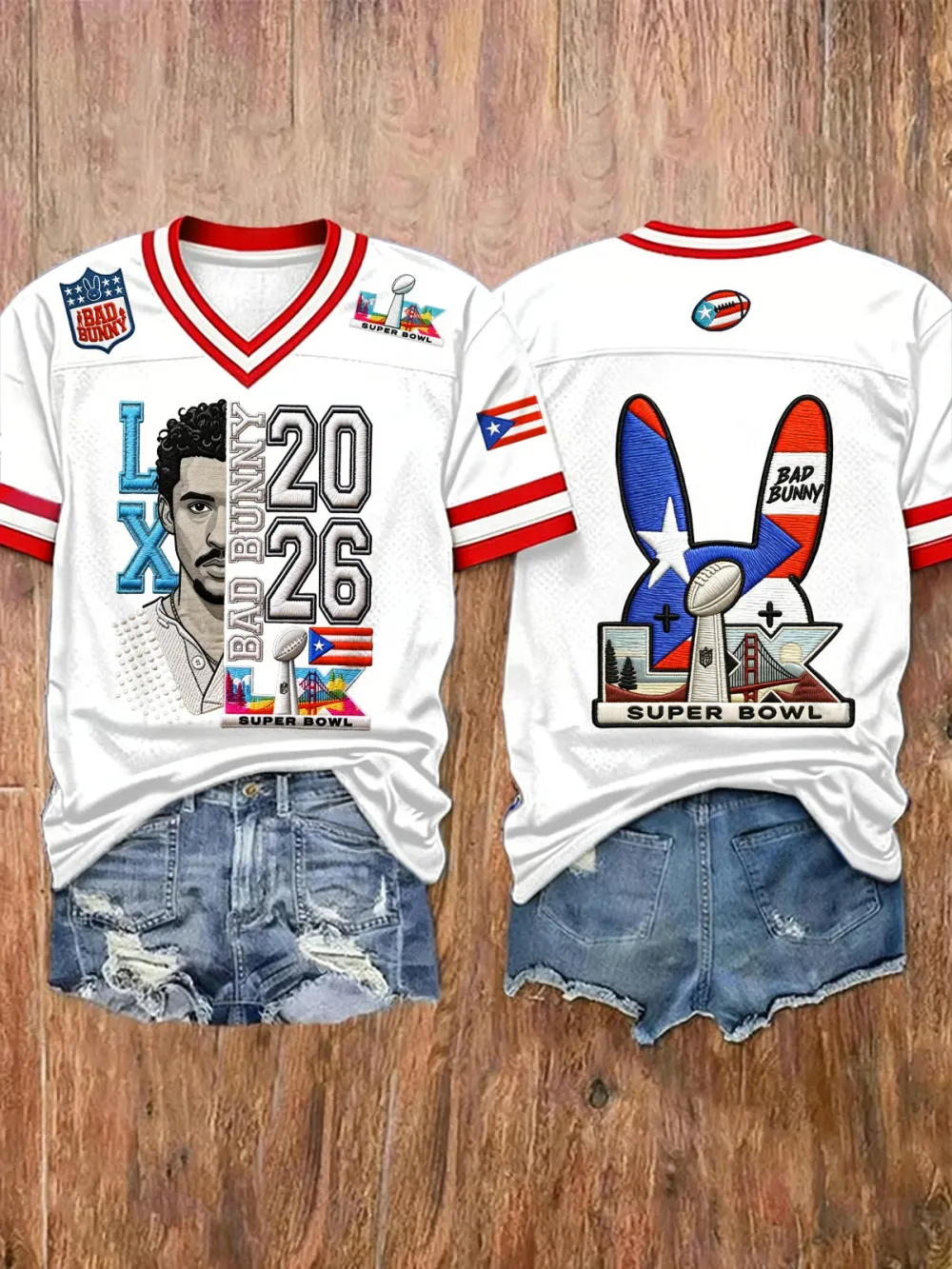 Women'S Puerto Rican Printed Casual Slimming T-Shirt