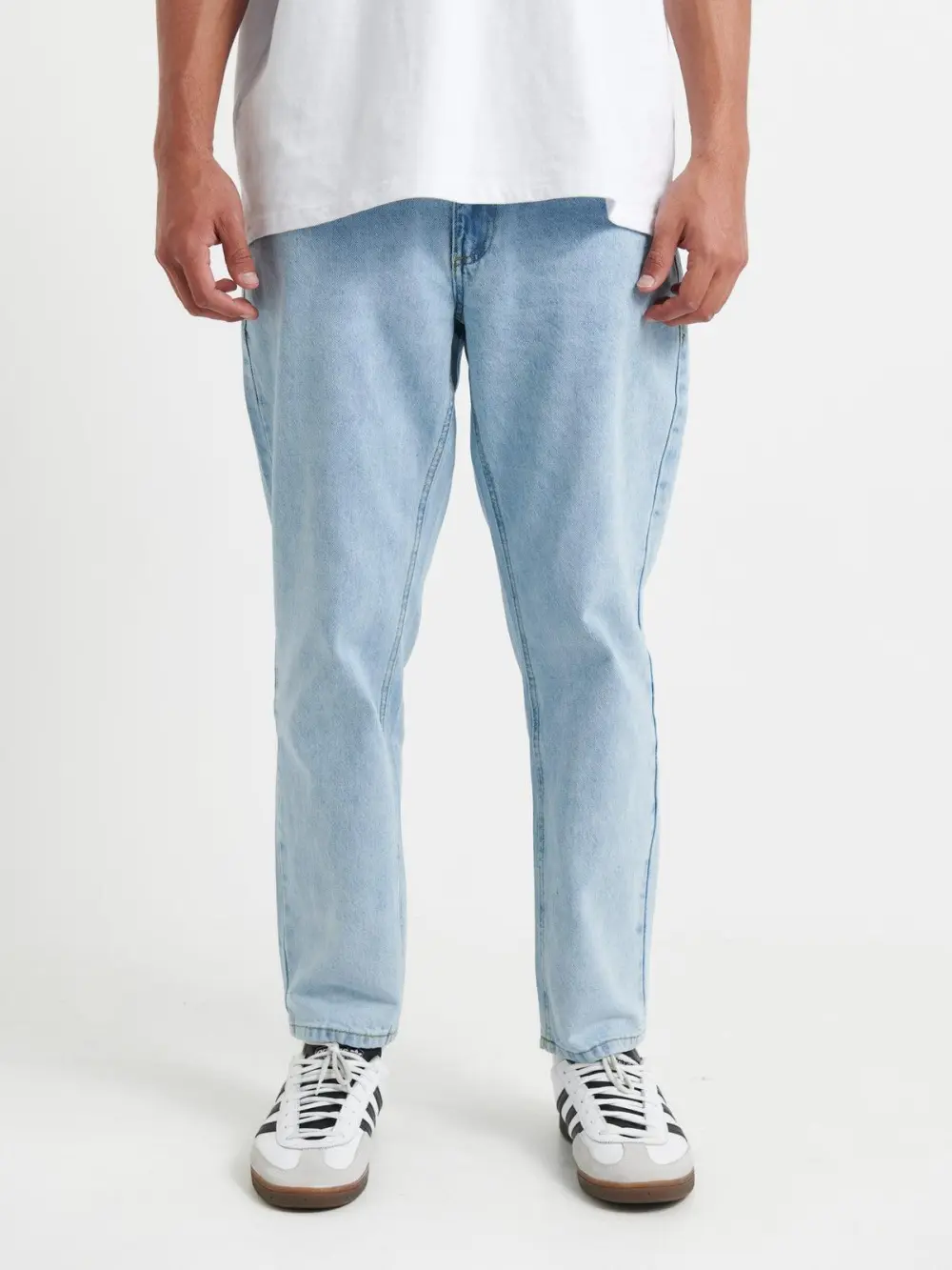 Simple And Daily Comfortable blue Denim