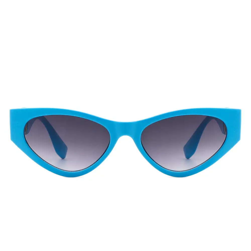 Textured Cat Eye Frame Sunglasses