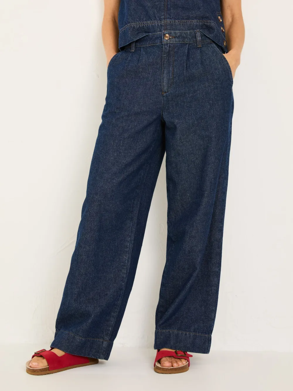 Arie Ink Wide Leg Jeans