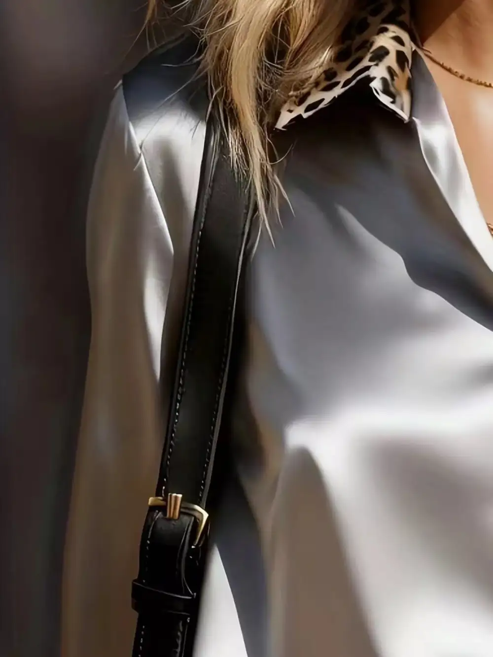 Studio Leopard Button Up Button Up Shirt