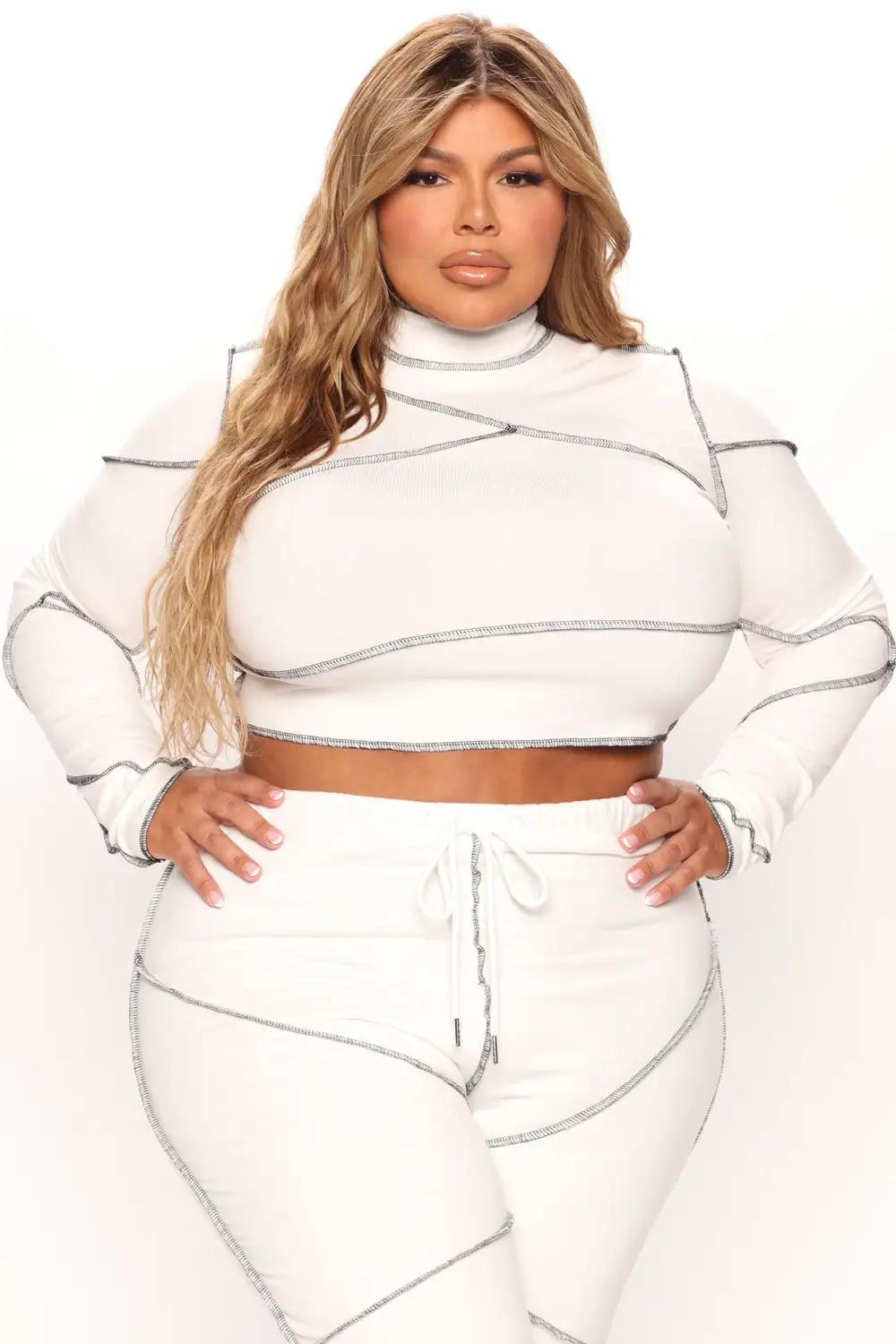 Mutual Feelings Jogger Set - White