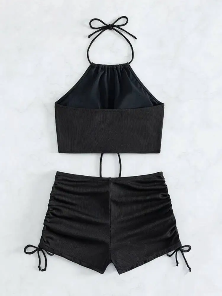 Boxer Short Tankini Suit