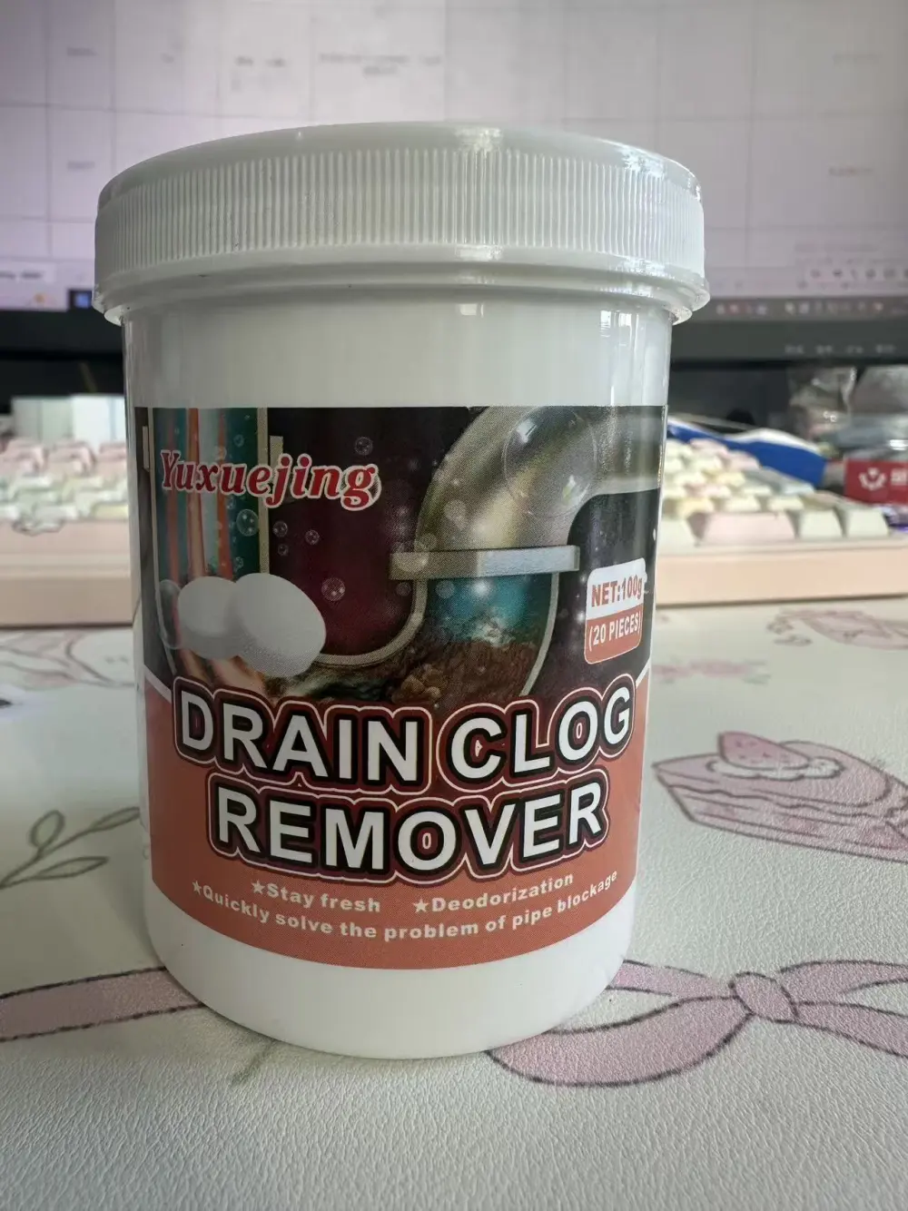 🫧 Effervescent Drain Cleaner Tablets – Easy Drop-In Solution for Clogs & Odors