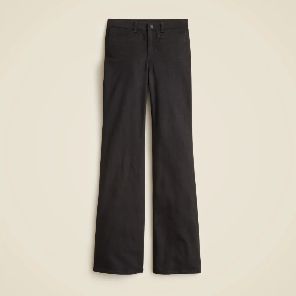 High-Rise Semi-Stretch Flare Jeans