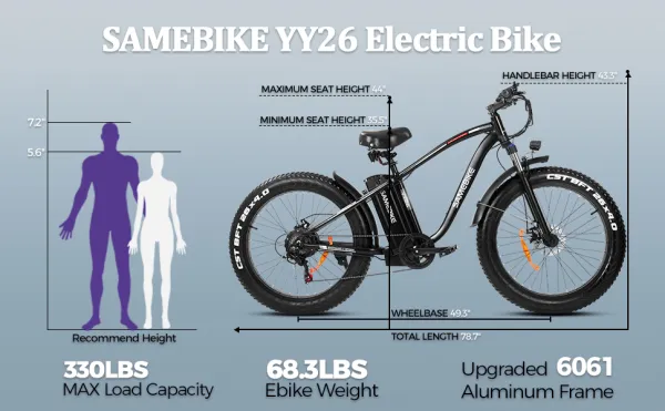 ✨Fast Charging Extra Large Battery Outdoor Electric Bike✨