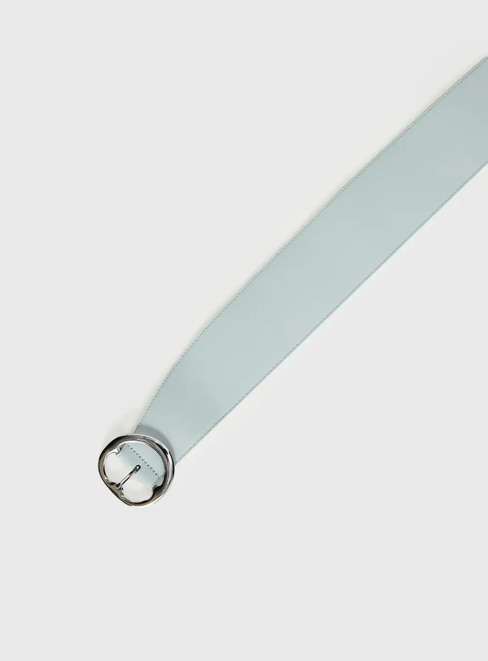 Wardrobe Accent Buckle Faux Leather Belt