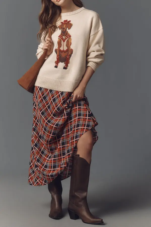 Western Pullover Sweater
