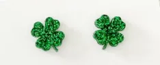 Shamrock Stud Earrings