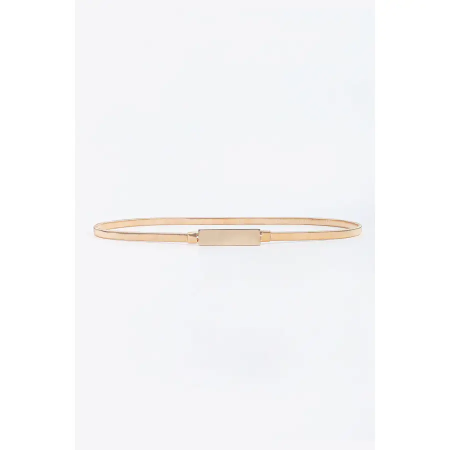 Elastic Iron Skinny Belt