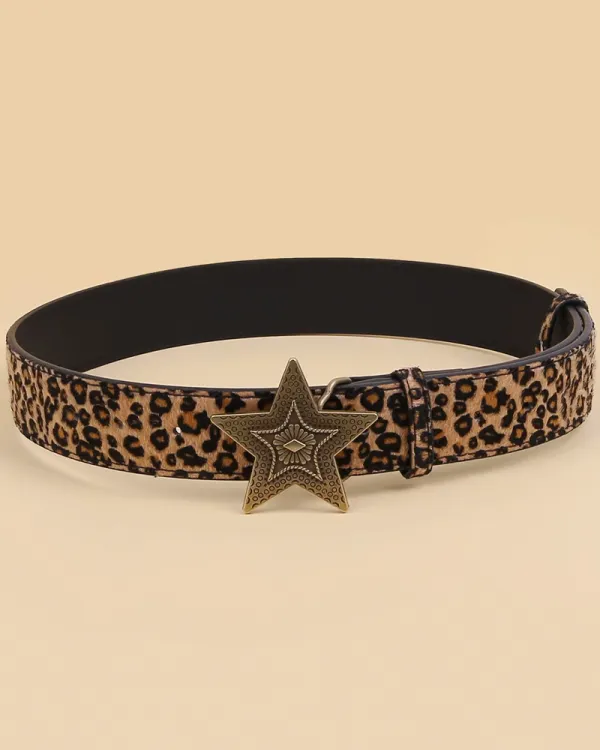 Casual Animal Print Women's Belt