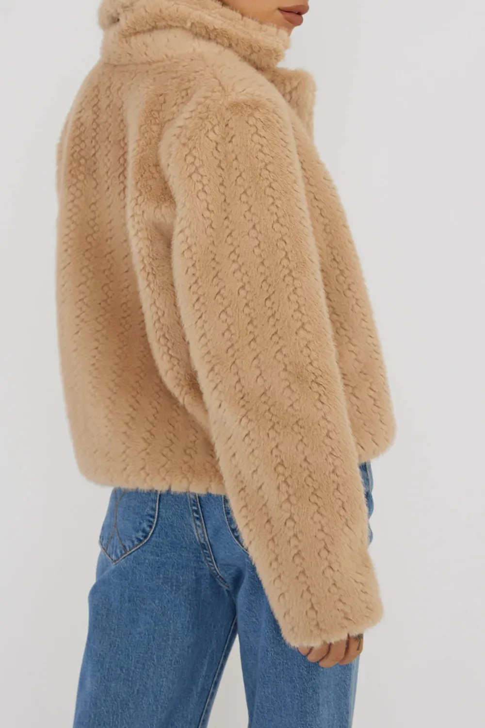 Faux Fur Plush Warm Coat
