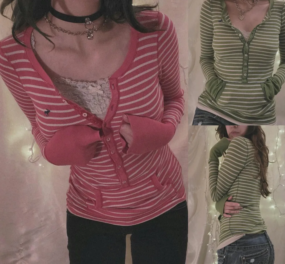 Essential Patchwork Striped Long Sleeve Top