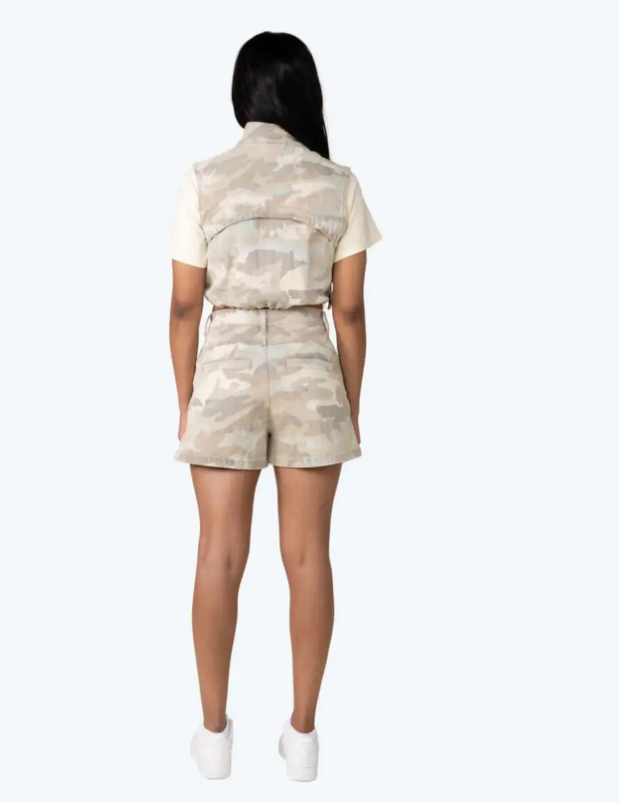 Everyday Utility Denim Women's Shorts Set