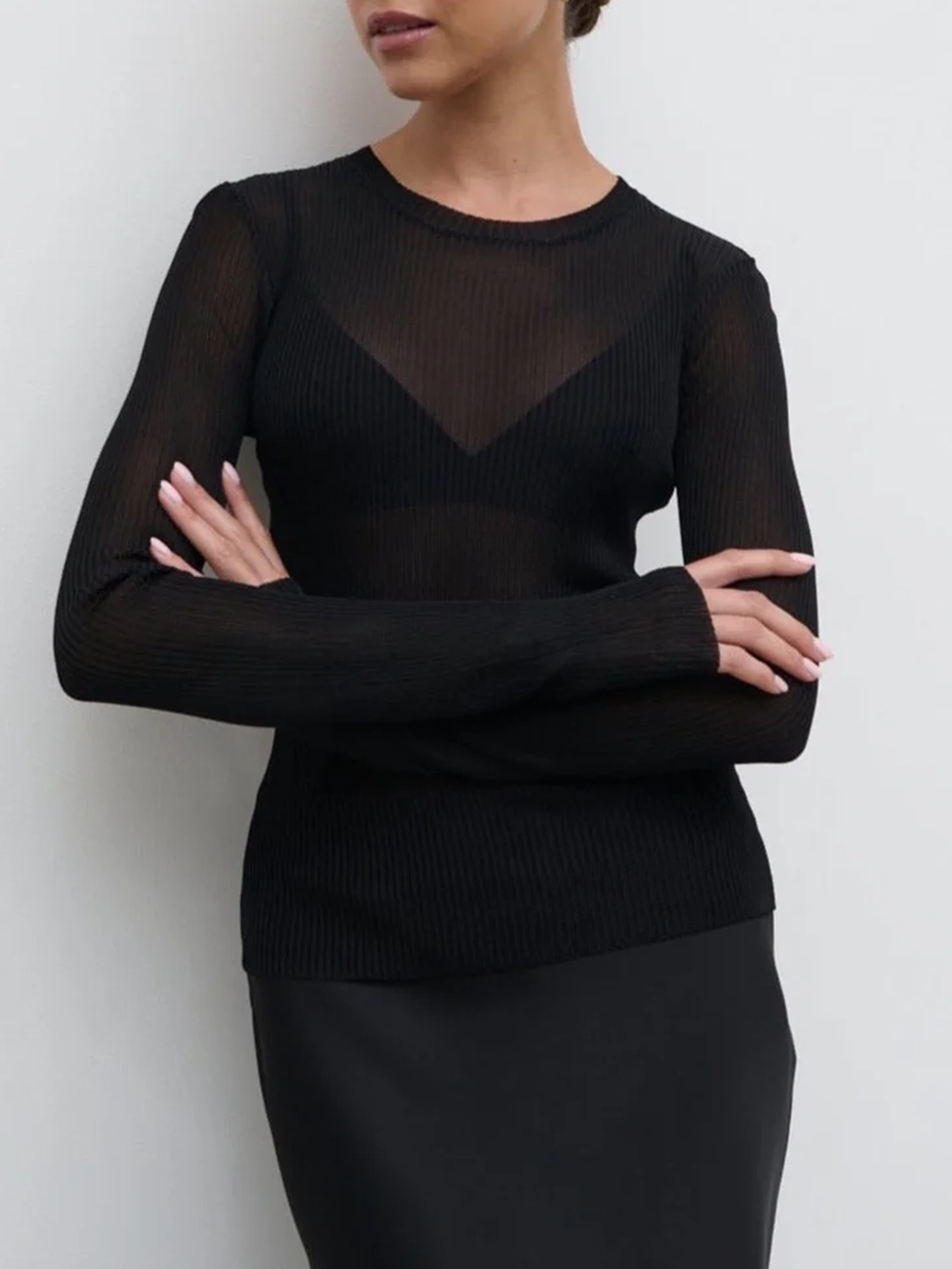 Sheer Knit Top