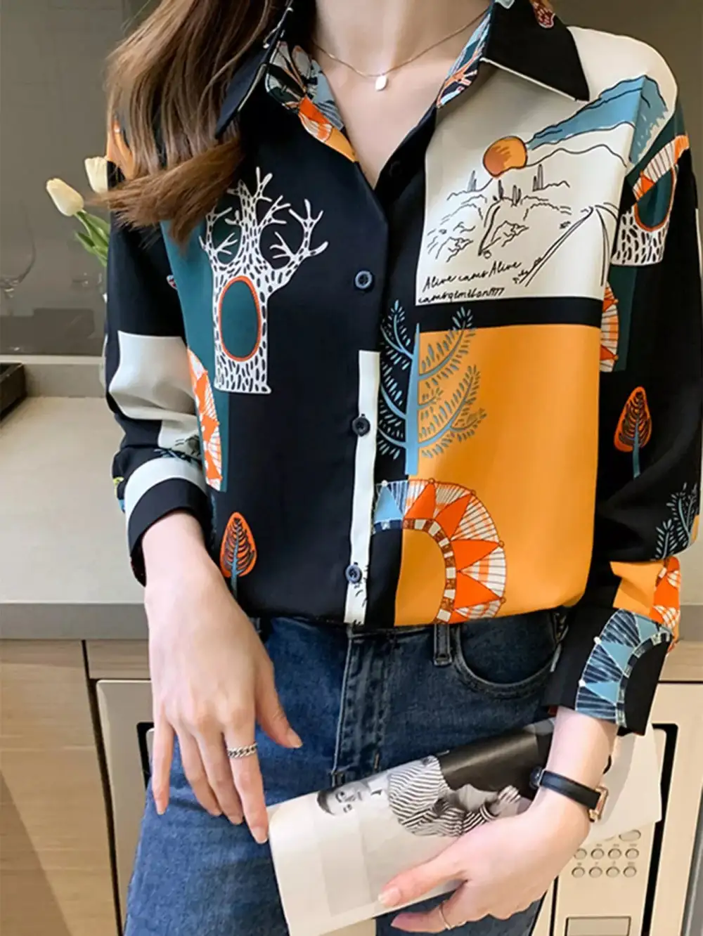 Tailored Print Printed Shirt
