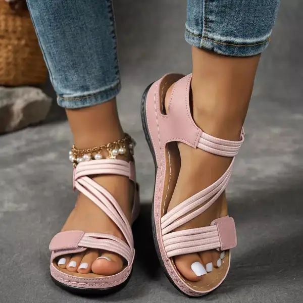 Everyday Wedge Open Sandals